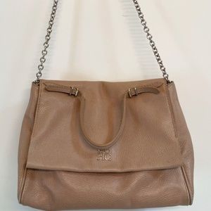 SOLD - Carolina Herrera leather bag
